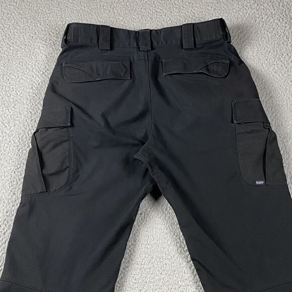 5.11 Tactical Skryke Fast-Tac Ripstop Pants Men's 32x30 Black 74369 Workwear - Picture 10 of 10